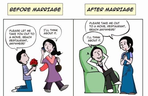 Before Vs After Marriage Comic