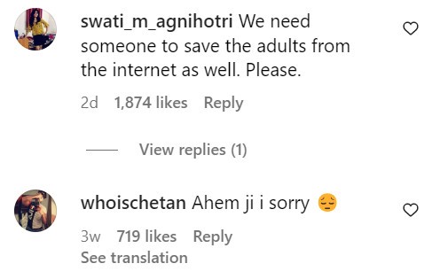 Instagram comments