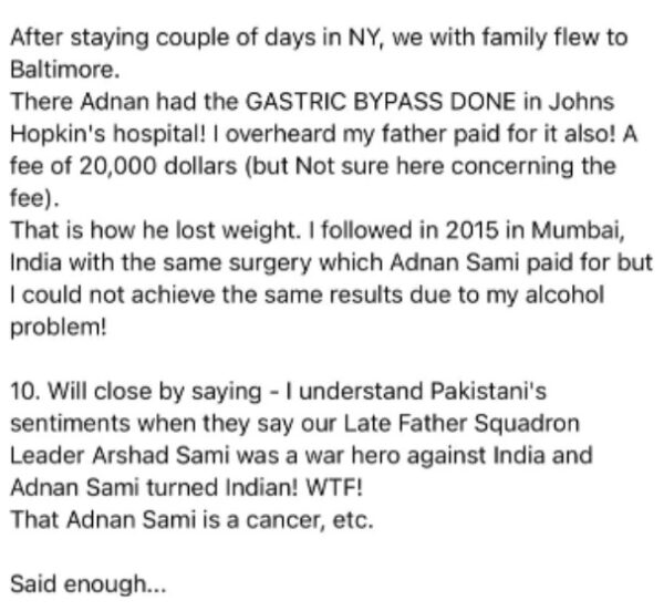 “Adnan Kidnapped His 3-Yr Son, Made Adult DVD Of Wife,” Adnan Sami’s Brother Claims RVCJ Media